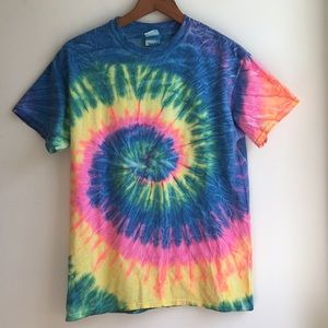Rainbow tie dye shirt